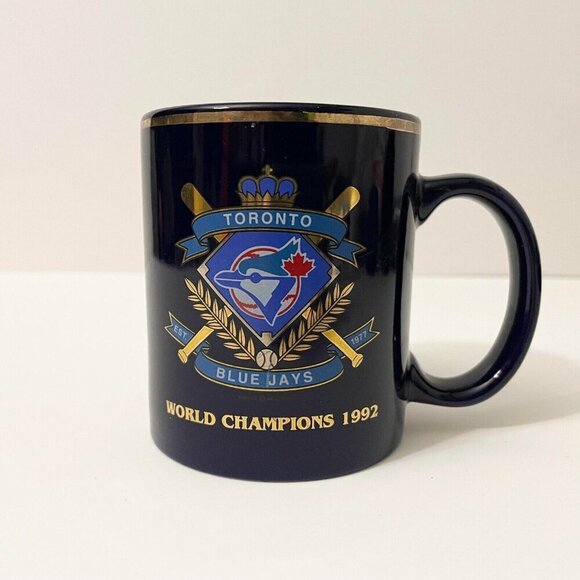 Vintage 1992 Toronto Blue Jays World Champions Coffee Mug - Picture 1 of 16